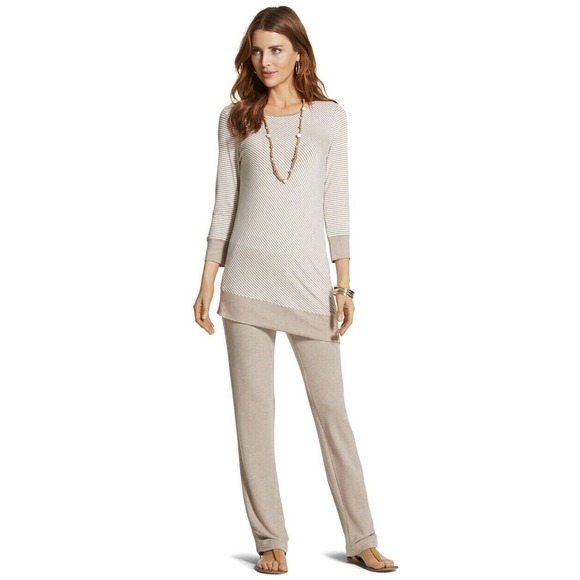 Chicos Sz 2 ZENERGY RETREAT Asymmetrical Tunic - Picture 3 of 11